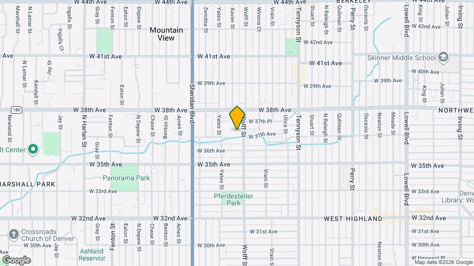 3713 Wolff St Map and Location Details