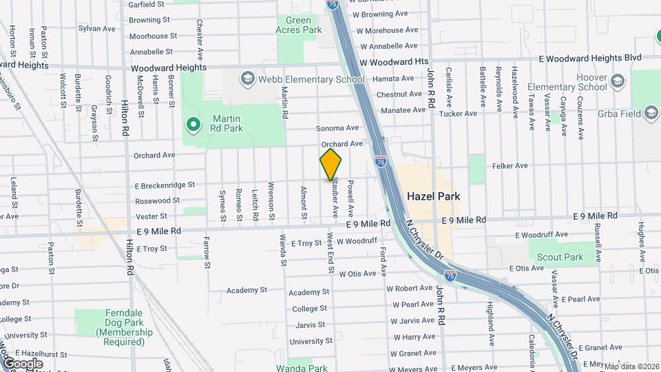 23123 Stauber Ave Mapa y Detalles de la Ubicación