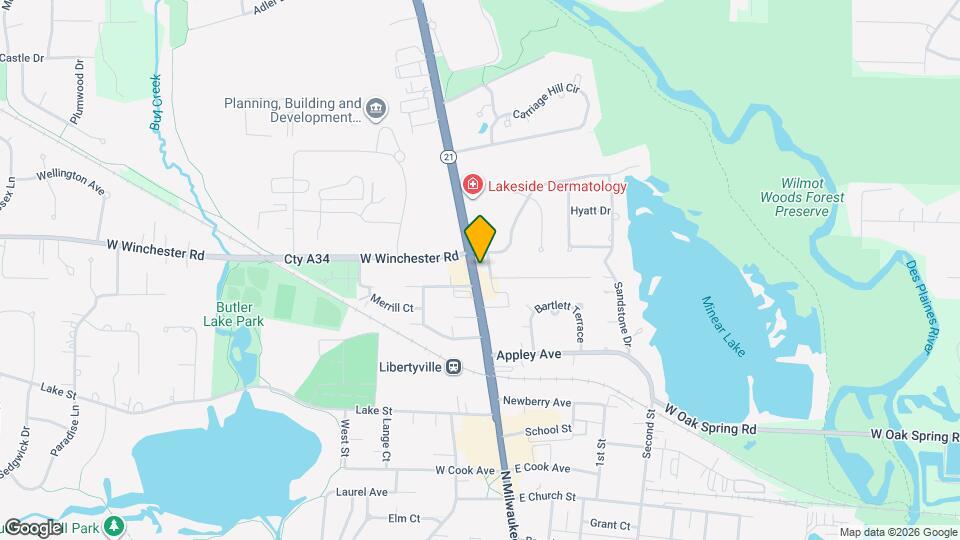 1008 N Milwaukee Ave Map and Location Details