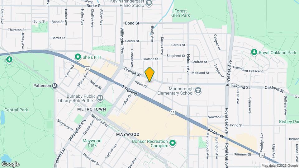 4657 Hazel St Map and Location Details