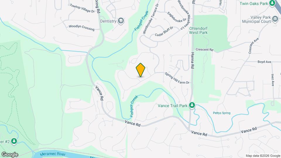 1502 Rosewood Terrace Dr Map and Location Details