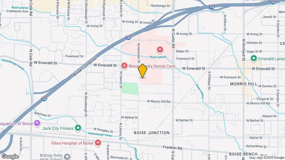 Denton Apartments Map and Location Details