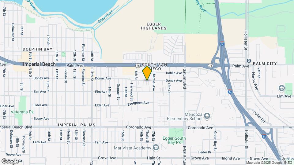1651-1655 Donax Ave Map and Location Details