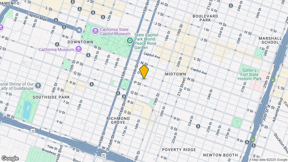 1517 17th St Map and Location Details