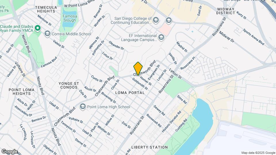 3271 Homer St Map and Location Details