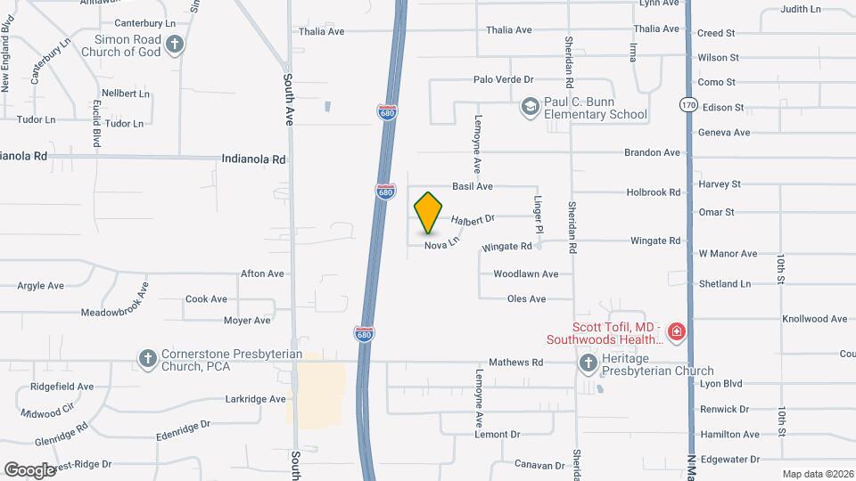 1750 Nova Ln Map and Location Details