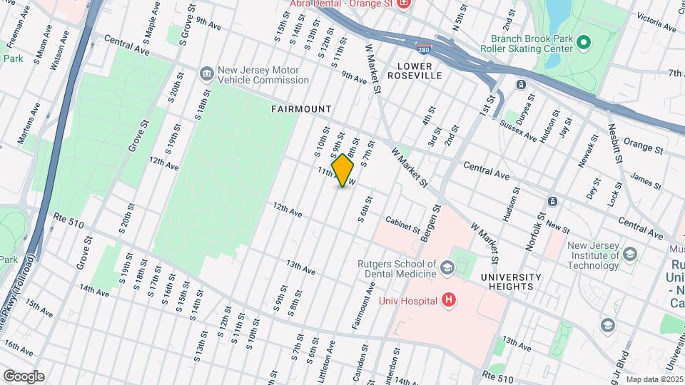 130 S 8th St, Unit 1 Map and Location Details