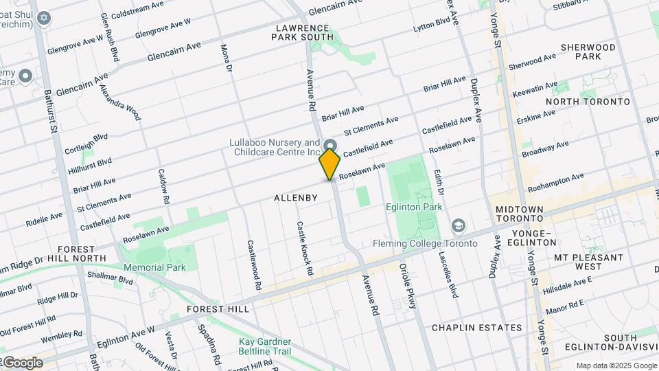 1112-1112 Avenue Rd Map and Location Details