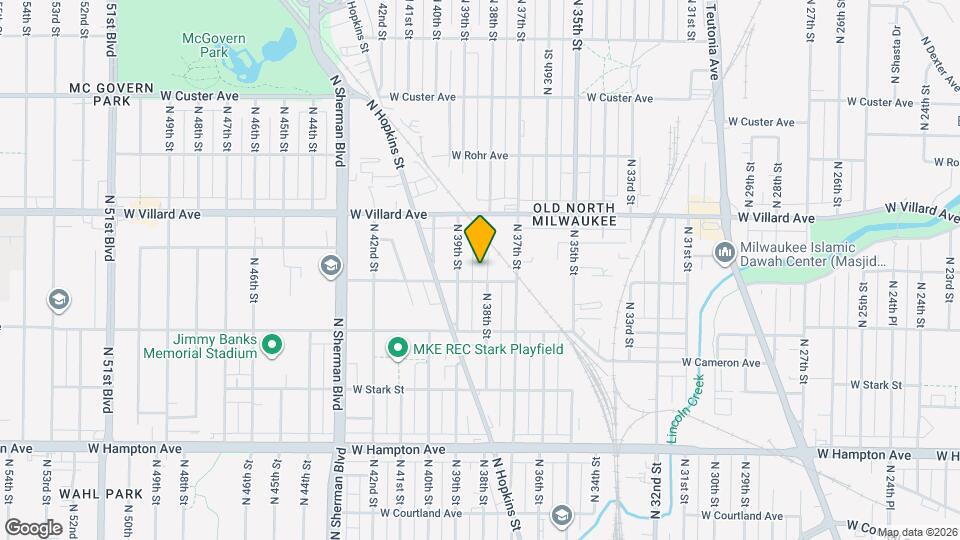 5113 N 38th St Mapa y Detalles de la Ubicación