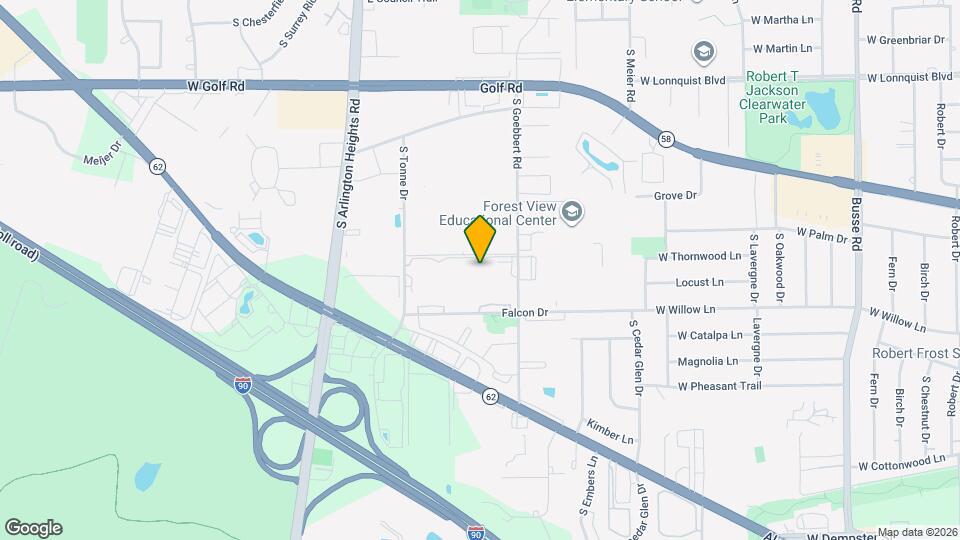 2210 S Goebbert Rd Map and Location Details