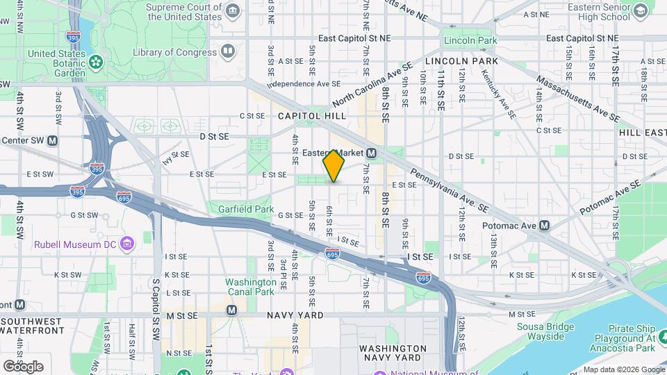 605 E St SE, Unit B Mapa y Detalles de la Ubicación