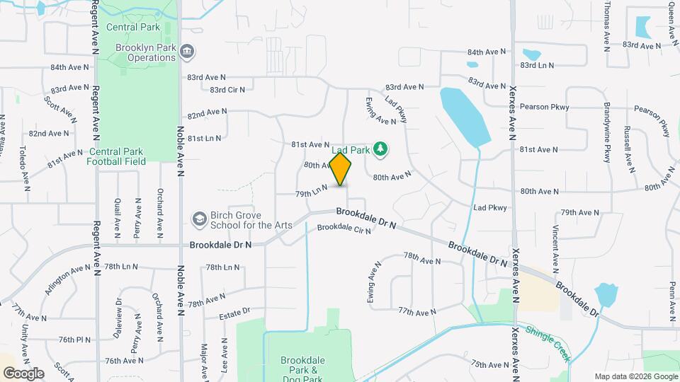 7949 France Ave N Map and Location Details