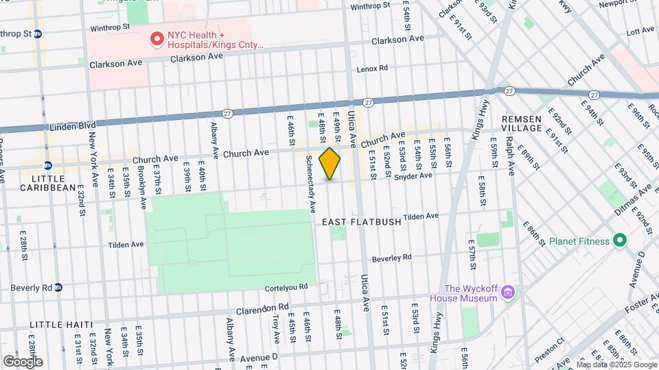 4802 Snyder Ave Map and Location Details