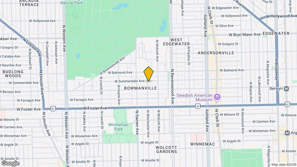 1931 W Summerdale Ave, Unit 1931 1 Map and Location Details