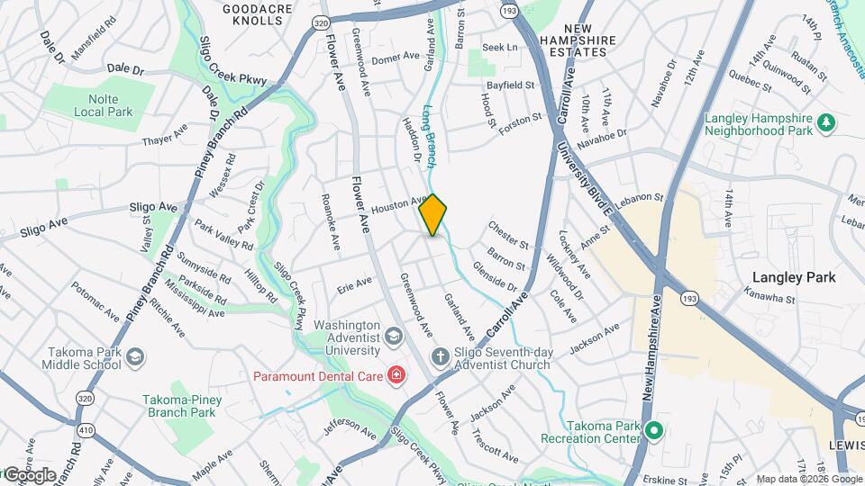 8007 Garland Ave, Unit 2 Map and Location Details