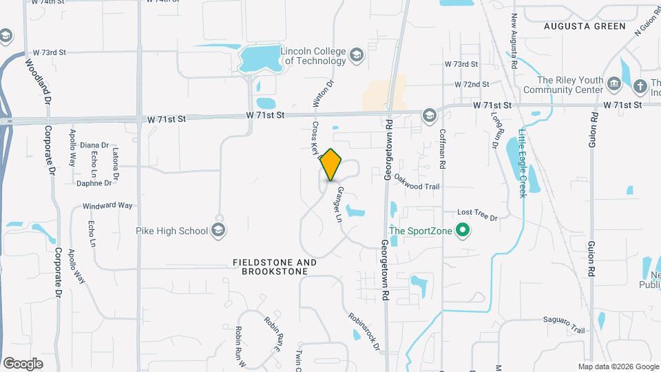 6813 Cross Key Dr Map and Location Details