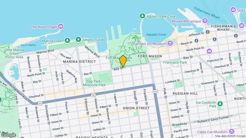 3360 Octavia St Mapa y Detalles de la Ubicación