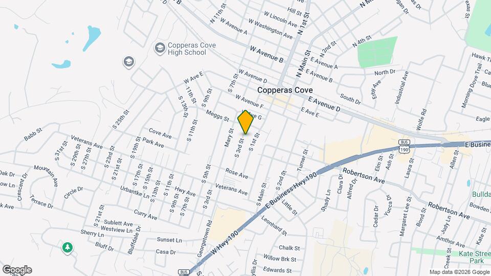 607 S 3rd St Map and Location Details