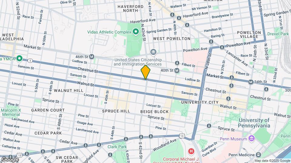 4202 Chestnut St, Unit #2 Mapa y Detalles de la Ubicación
