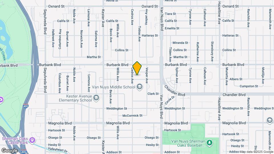 14641 Albers St Map and Location Details
