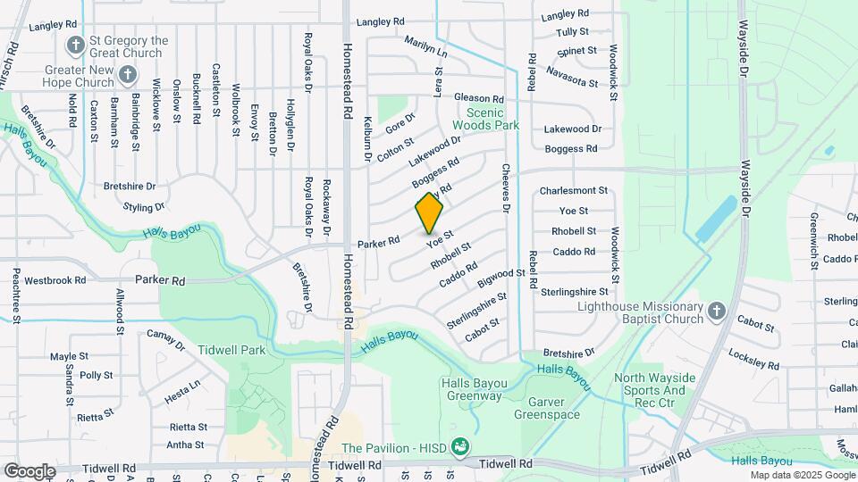 7257 Yoe St Map and Location Details