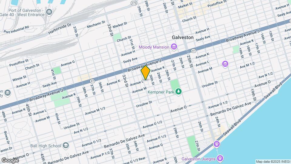 3027 Avenue L Map and Location Details