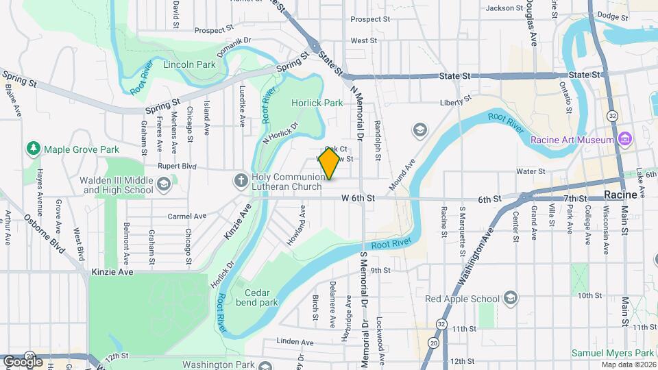 1623 Maple St Map and Location Details