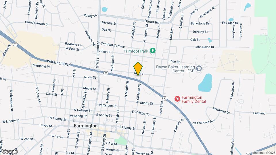 429-463 E Karsch Blvd Map and Location Details