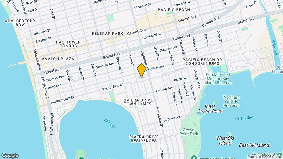 1528-1534 Pacific Beach Dr Map and Location Details