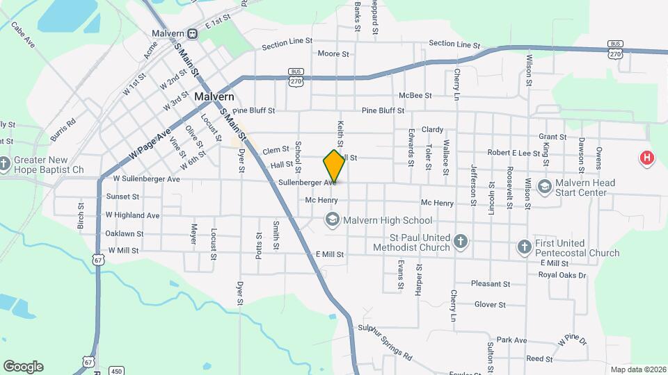 1207 Alabama St Map and Location Details