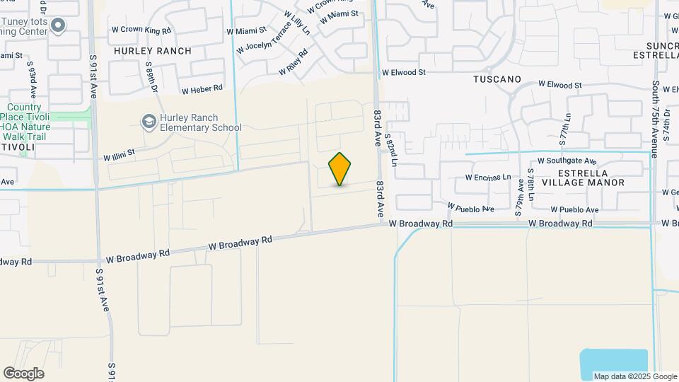 8419 W Encinas Ln Map and Location Details