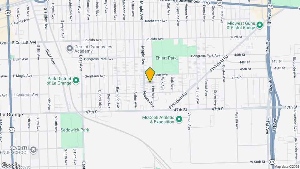 4520 Elm Ave, Unit 1N Map and Location Details