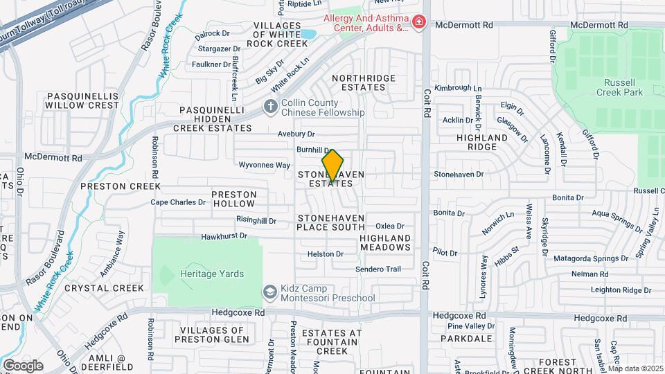 8425 Brooksby Dr Map and Location Details