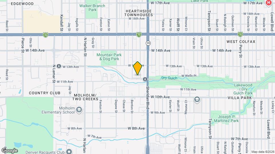 5335 W 12th Ave Map and Location Details