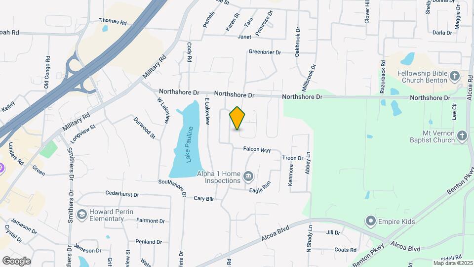 2619 Valley Forge Dr Map and Location Details