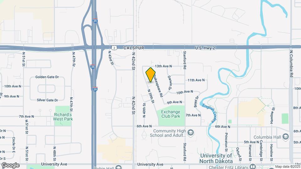 1108 N 39th St Map and Location Details