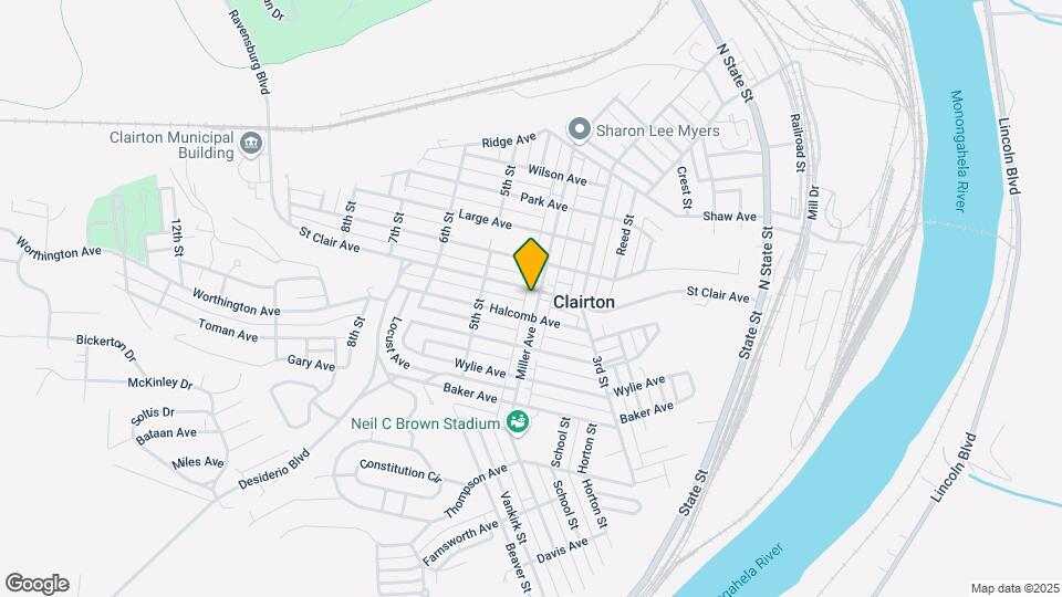 Clairton Inn Apartments Map and Location Details