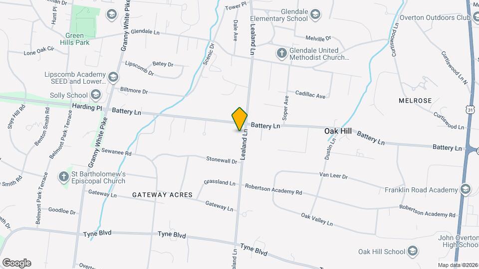 4603B Lealand Ln Map and Location Details