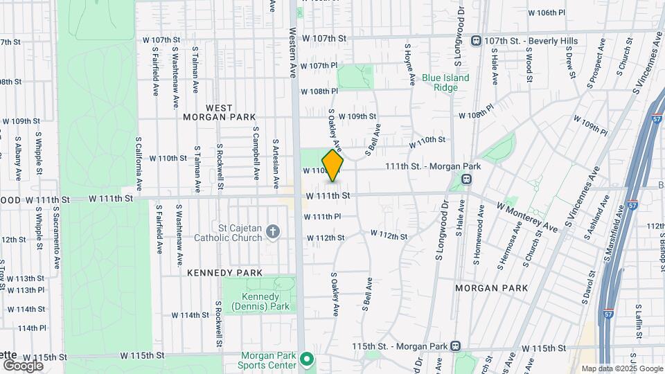 2300 W 111th St, Unit Apt D Map and Location Details