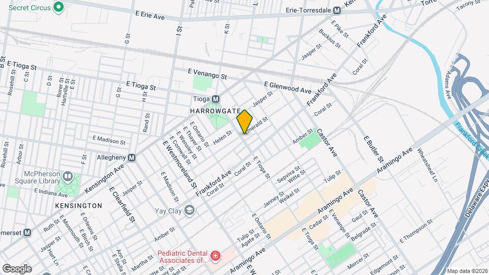 2009 E Tioga St Map and Location Details