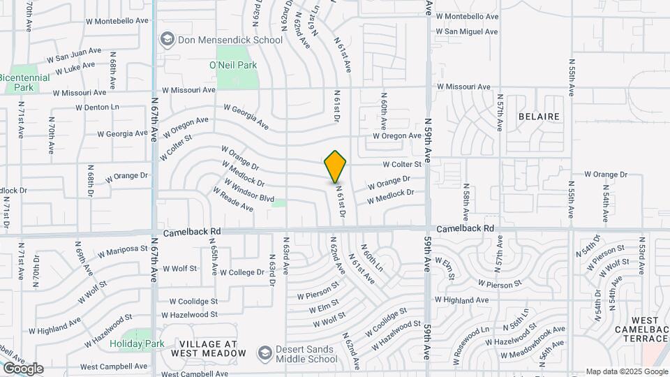 5102 N 61st Dr Map and Location Details