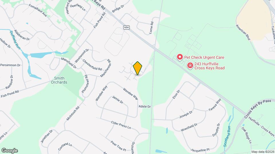 2605 Thistledown Ct, Unit Condominium Mapa y Detalles de la Ubicación