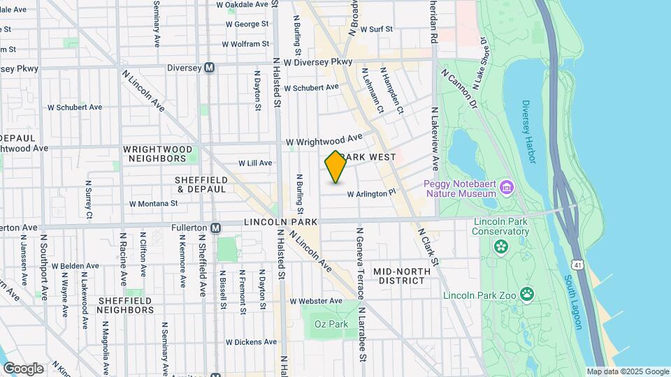 630 W Arlington Pl-Unit -2 Map and Location Details
