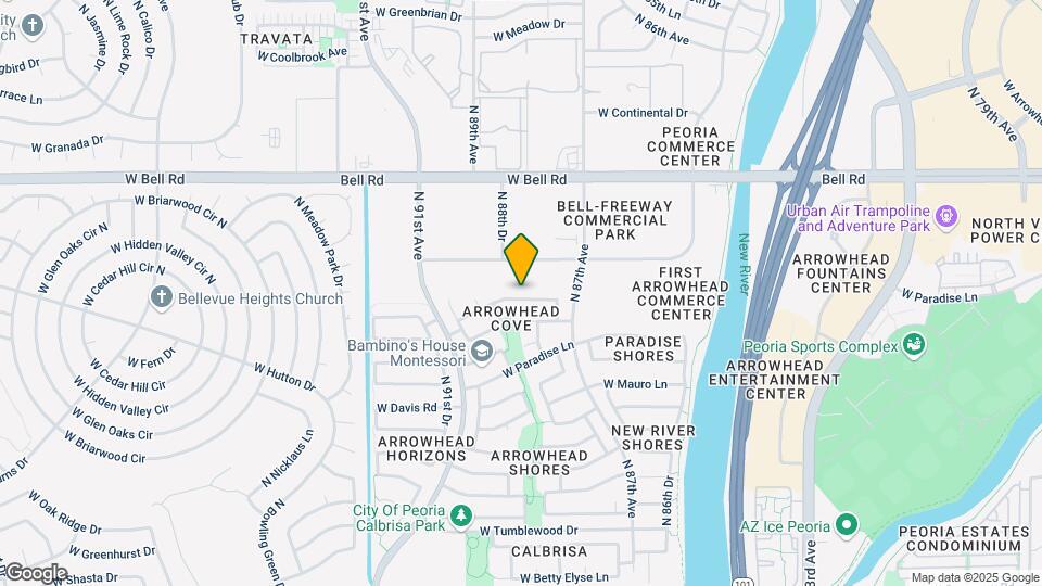 8820 W Kings Ave Mapa y Detalles de la Ubicación