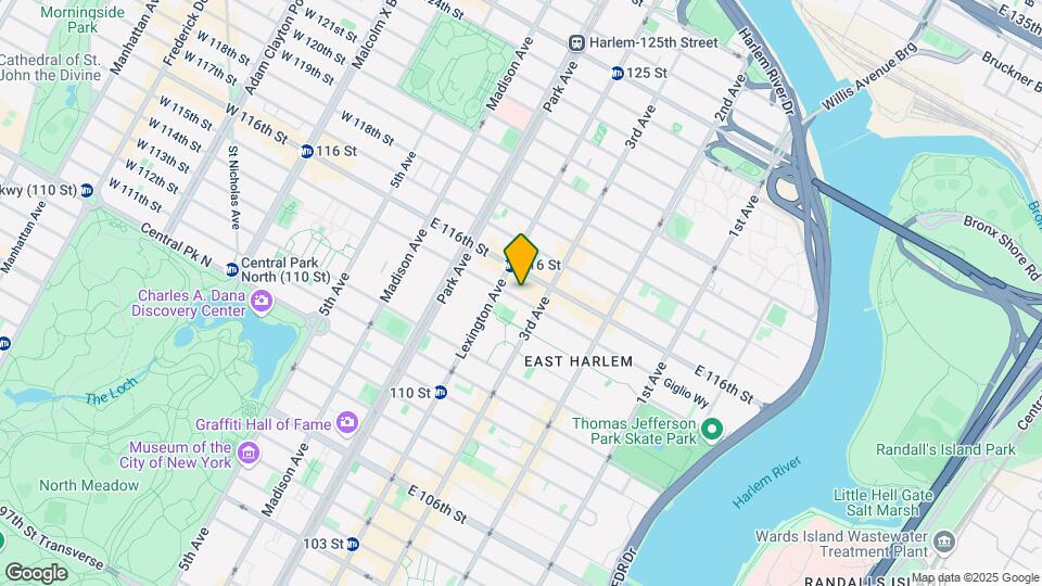 169 E 115th St Map and Location Details