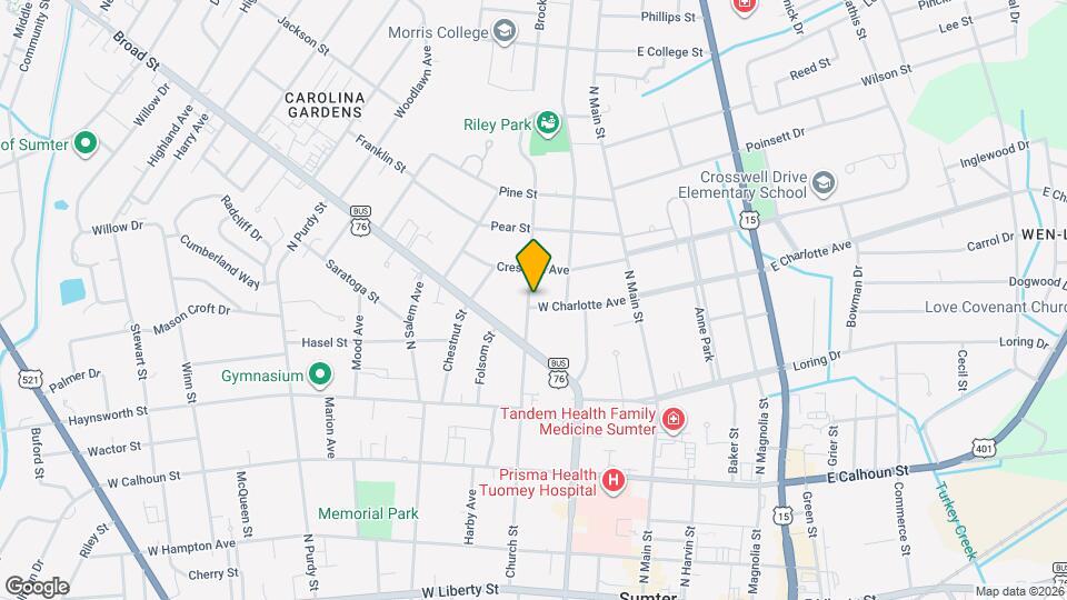 45 W Charlotte Ave Map and Location Details