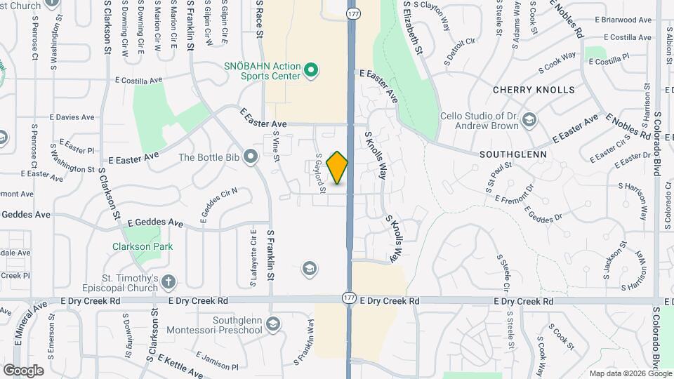 2355 E Geddes Ave, Unit E Map and Location Details