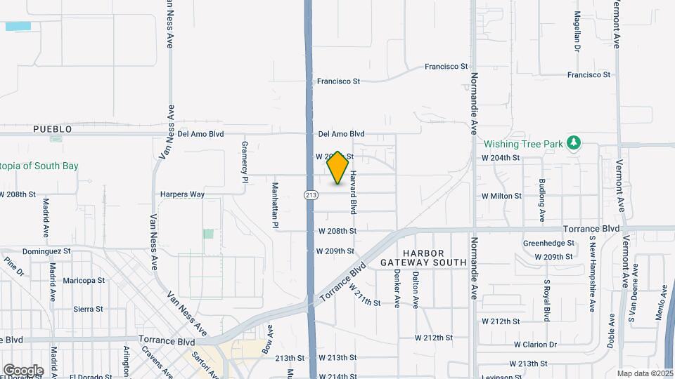 1627 W 206th St Map and Location Details