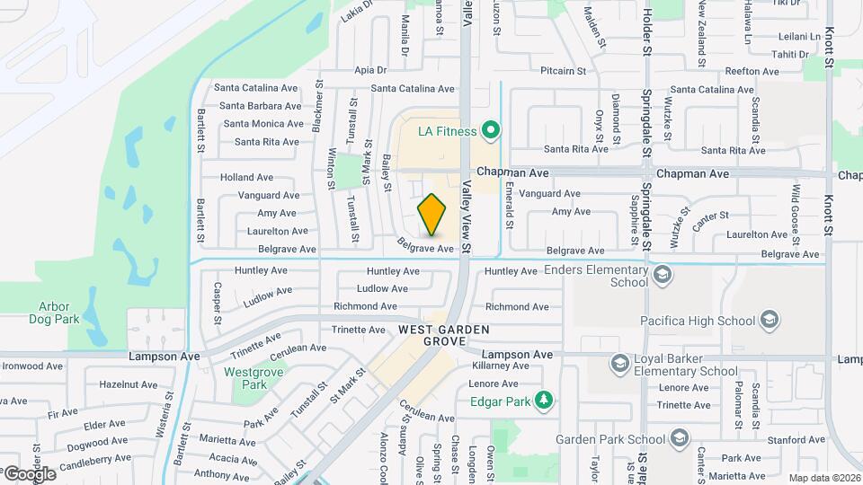 5901 Belgrave Ave Mapa y Detalles de la Ubicación