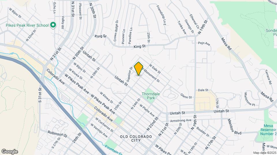 2501 W Willamette Ave Map and Location Details